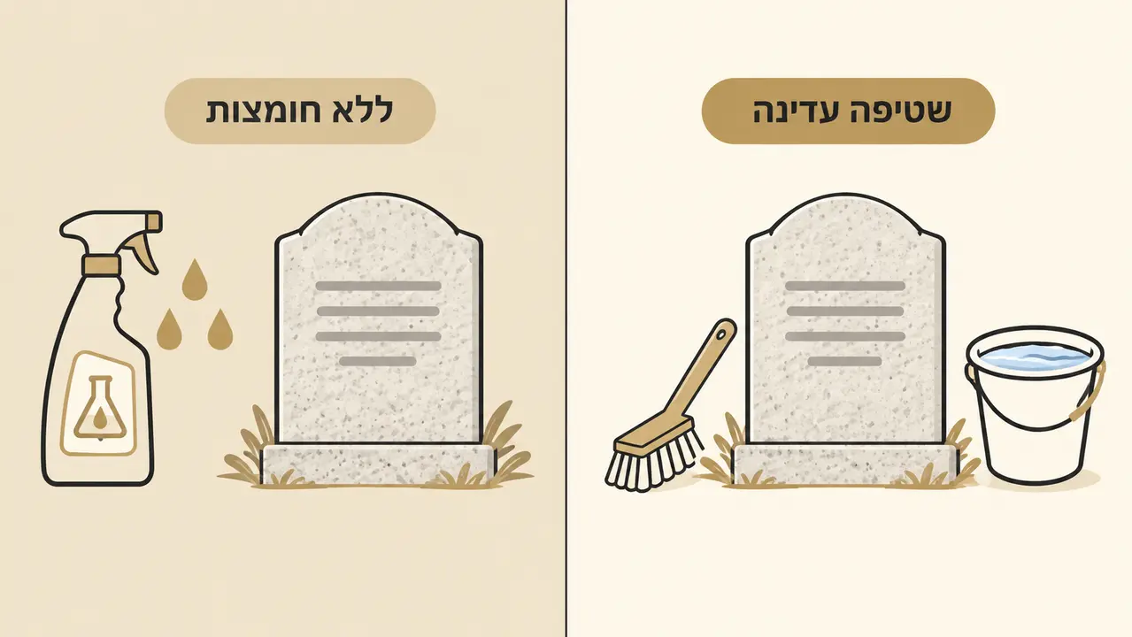 איך שומרים על מצבה מאבן אחת לאורך השנים?